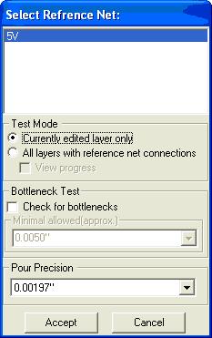 Select Reference Net window